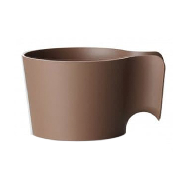 Plastic Cup Holder PP Brown (12 Units)