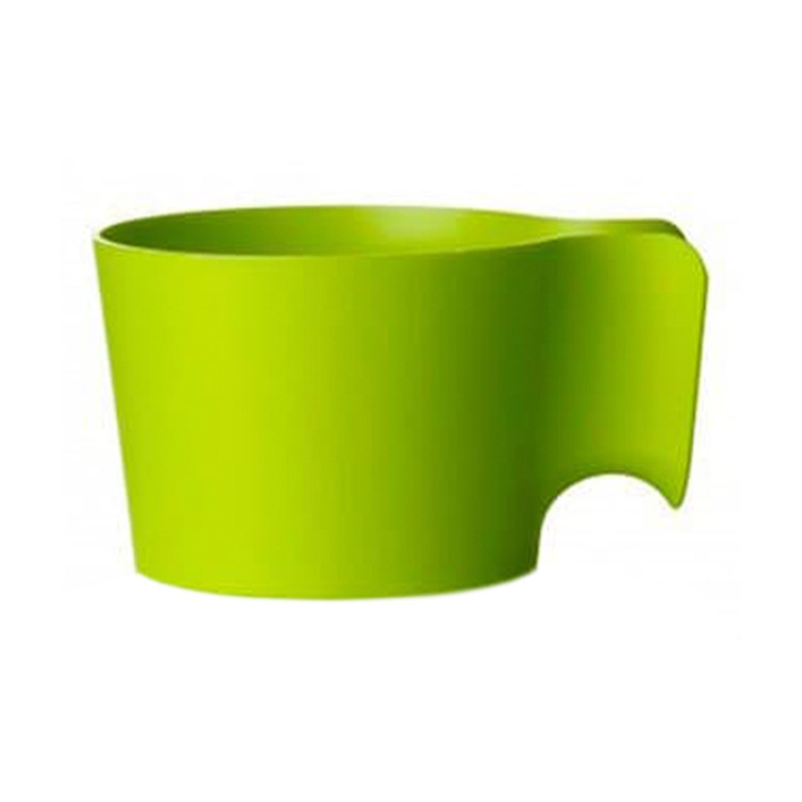 Plastic Cup Holder PP Lime Green (96 Units)