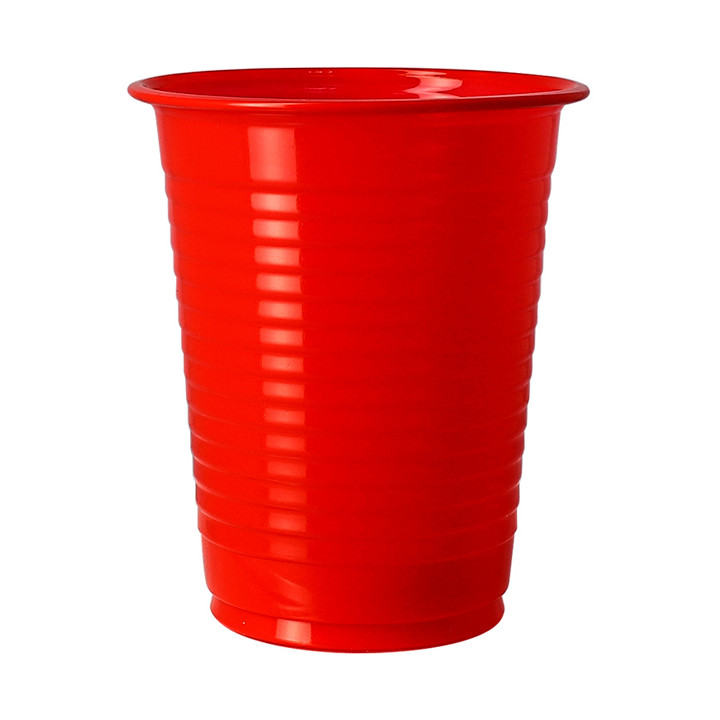 Cornstarch Cup PLA Red 200ml Ø7cm (1500 Units)