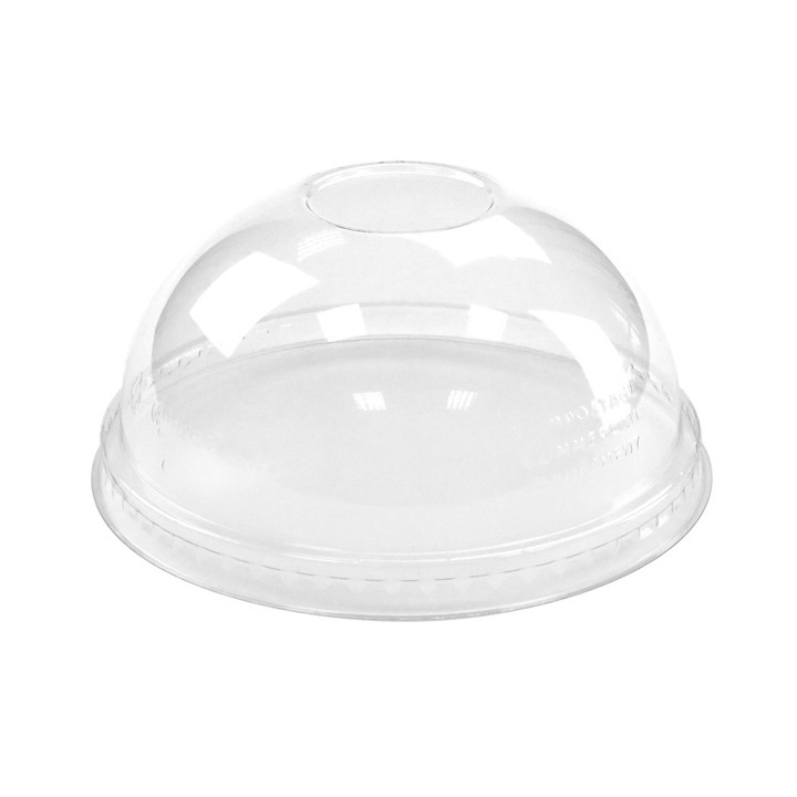 Plastic Dome Lid PLA for Cup 265,355,590ml (1.000 Units)