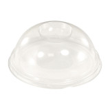 Plastic Dome Lid PLA Clear Ø9,5cm (100 Units)  