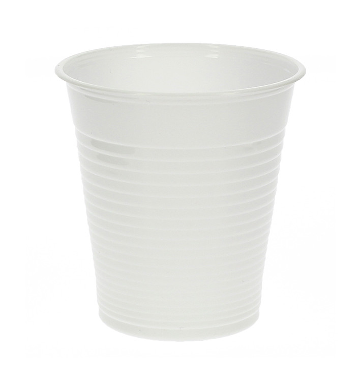 Plastic Cup PP White 200 ml (100 Units)  