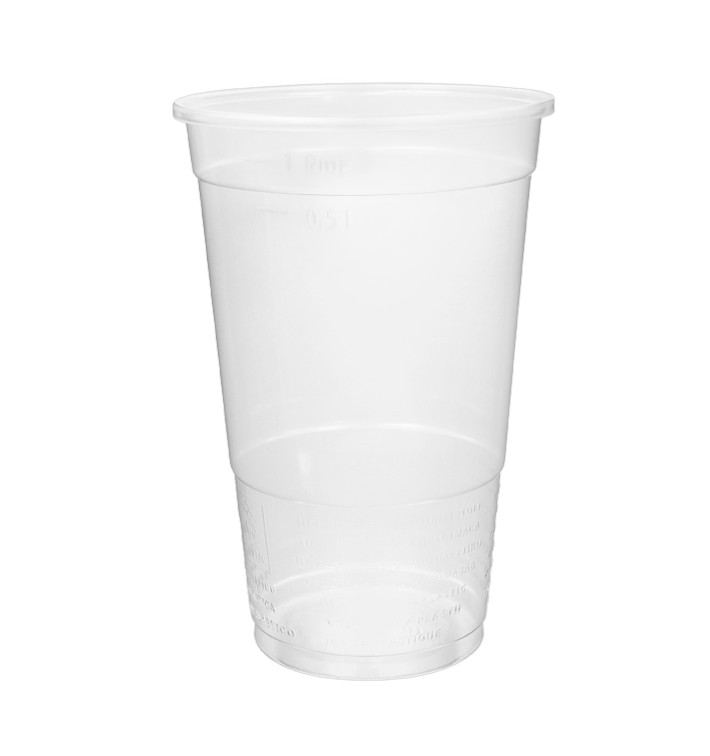 Plastic Cup PP Clear 400ml Ø9,4cm (50 Units) 