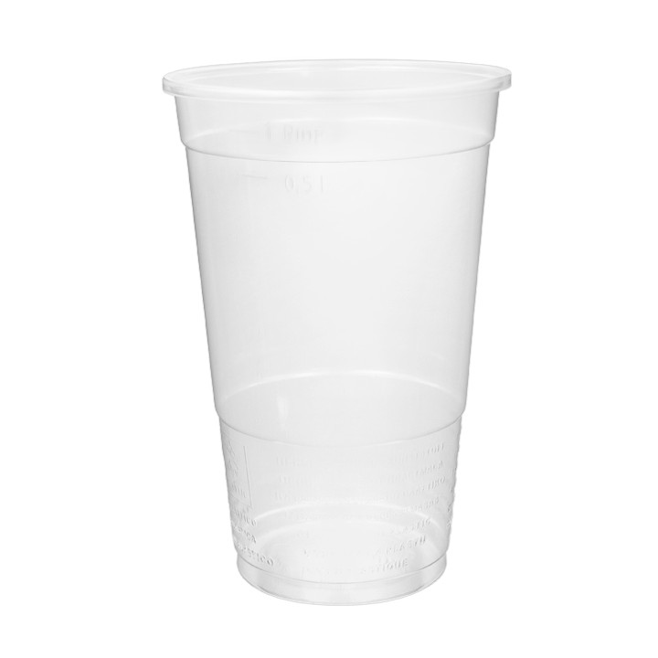 Plastic Cup PP Clear 400ml Ø9,4cm (800 Units)