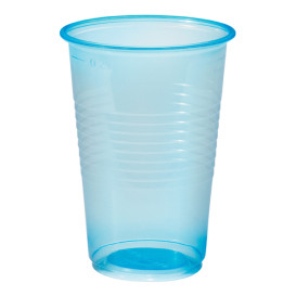 Plastic Cup PP Blue Clear 230ml (3000 Units)
