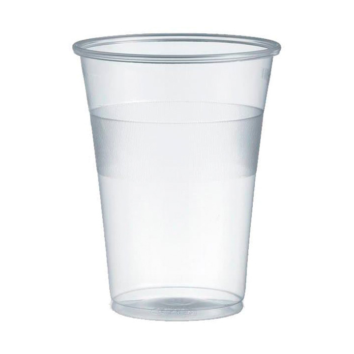 Plastic Cup PP Clear 350ml Ø8,3cm (50 Units) 