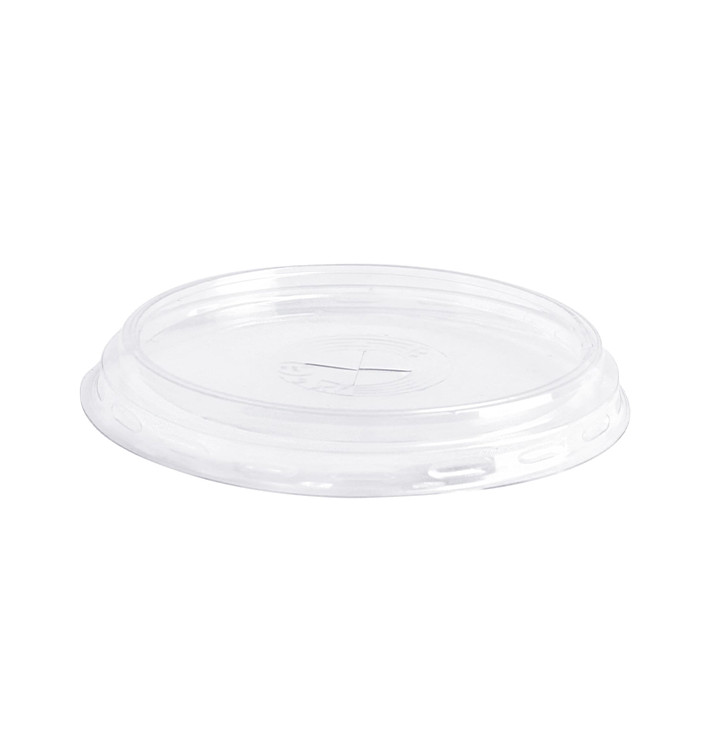 Plastic Lid PS Ø8,3cm for Cups of 350, 400 and 500ml (100 Units)  