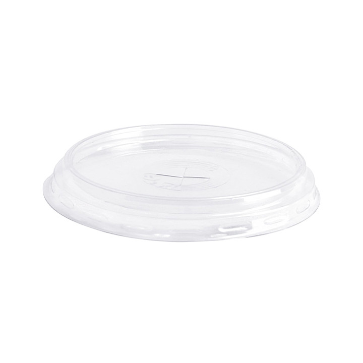 Plastic Lid PS Ø8,3cm for Cups of 350, 400 and 500ml (100 Units)  