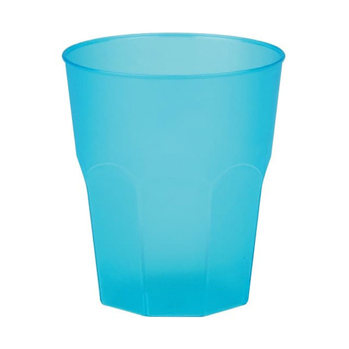 Plastic Cup PP "Frost" Turquoise 270ml (20 Units) 