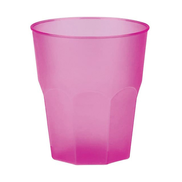 Plastic Cup PP "Frost" Fuchsia 270ml (20 Units) 