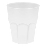 Plastic Cup PP "Frost" White 270ml (20 Units) 