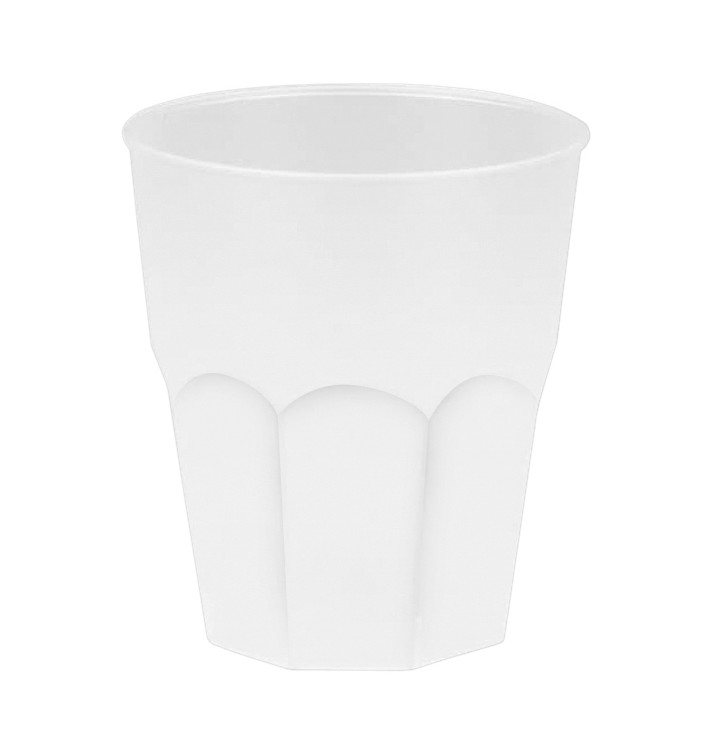 Plastic Cup PP "Frost" White 270ml (20 Units) 