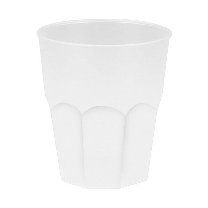 Plastic Cup PP "Frost" White 270ml (20 Units) 