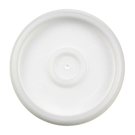 Plastic Lid PS Translucent Ø6,9cm for Foam Cup 4Oz/120ml (1000 Units)