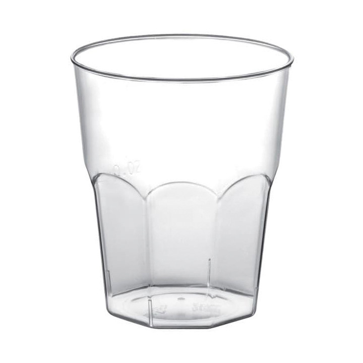 Plastic Shot PS Clear Ø37mm 25ml (50 Units) 