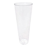 Plastic Flute Clear 140ml Ø4,8x12,2cm (20 Units)