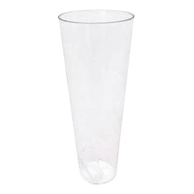 Plastic Flute Clear 140ml Ø4,8x12,2cm (20 Units)