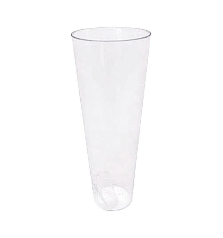 Plastic Flute Clear 140ml Ø4,8x12,2cm (20 Units)
