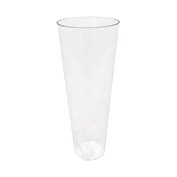 Plastic Flute Clear 140ml Ø4,8x12,2cm (200 Units)
