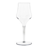 Reusable Plastic Glass Wine Tritan Clear 320ml (1 Unit) 