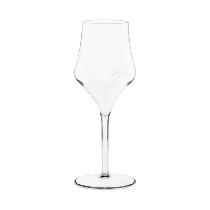 Reusable Plastic Glass Wine Tritan Clear 320ml (1 Unit) 