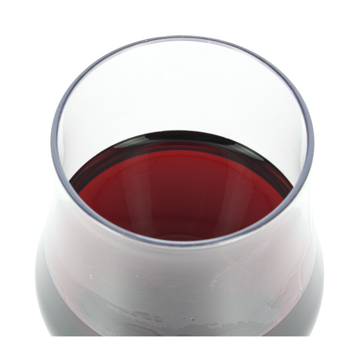 Reusable Plastic Glass Wine Tritan Clear 320ml (1 Unit) 