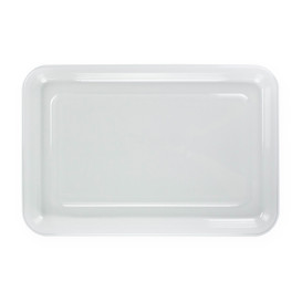 Plastic Tray RPET Transparent 46x30cm (10 Units) 
