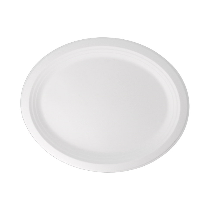 Sugarcane Tray White 32x25,5x2,1 cm (50 Units) 