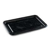 Plastic Platter Rectangular Shape Black 55X37 cm (10 Units) 