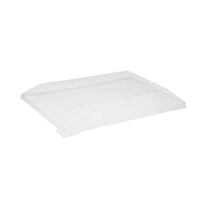 Plastic Lid PET Clear 15,5x8,5cm (100 Units)