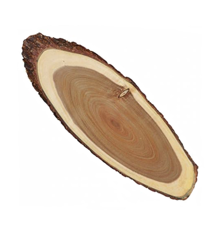 Wooden Serving Platter Oval shape 50,8x20,3x1,9cm (1 Unit) 