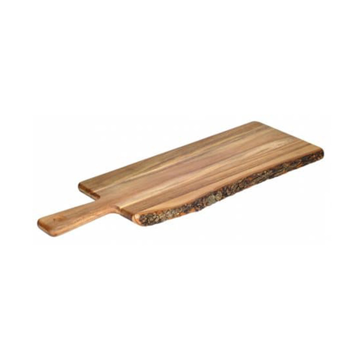 Wooden Serving Platter with Handle 53,3x17,6x1,5cm (8 Units)