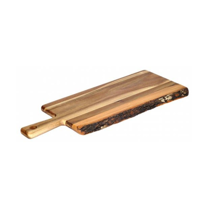 Wooden Serving Platter with Handle 56x20,3x1,9cm (6 Units)