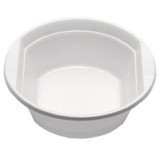 Plastic Bowl PS White 630ml Ø16cm (100 Units)  