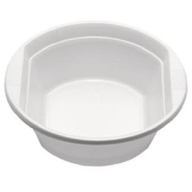 Plastic Bowl PS White 630ml Ø16cm (100 Units)  