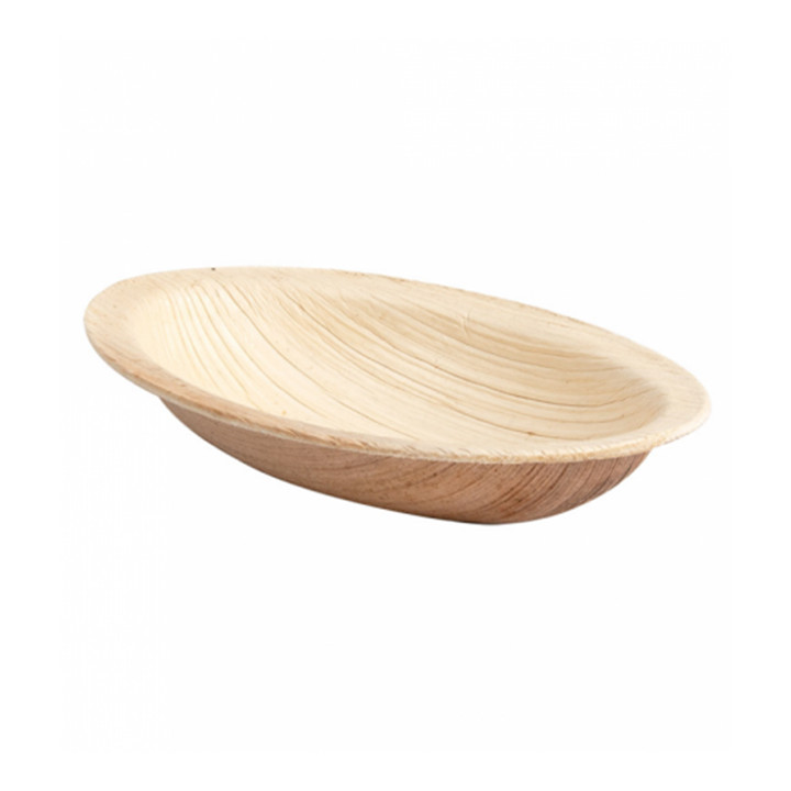 Palm Leaf Rectangularl Bowl 7,5x5x2,5cm (25 Units)