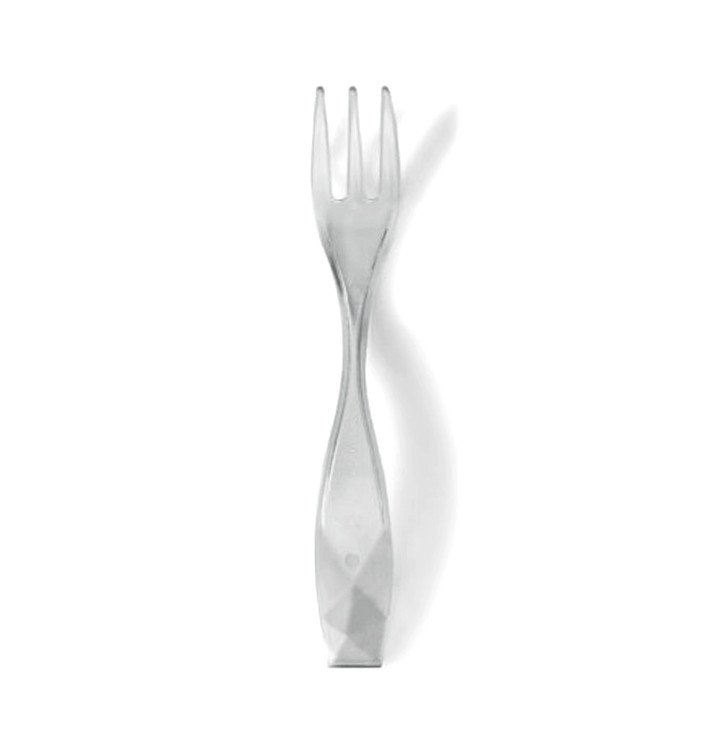 Tasting Mini Fork "Charme" Clear 10cm (600 Units)  