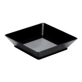 Tasting Plastic Plate PS "Small size" Black 45 ml (25 Units)