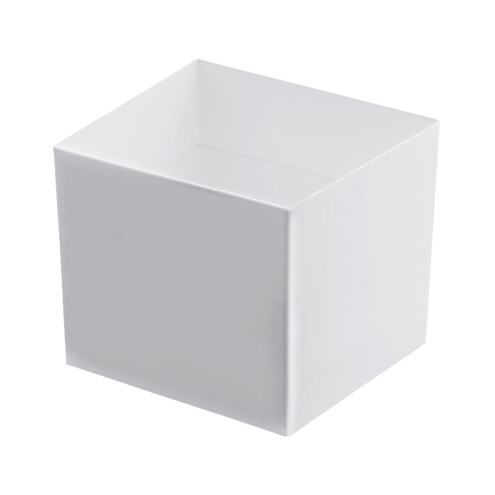 Tasting Plastic Bowl PS "Cube" White 60 ml (240 Units)