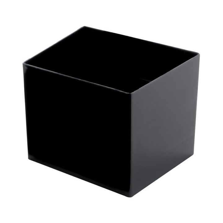 Tasting Plastic Bowl PS "Cube" Black 60 ml (240 Units)
