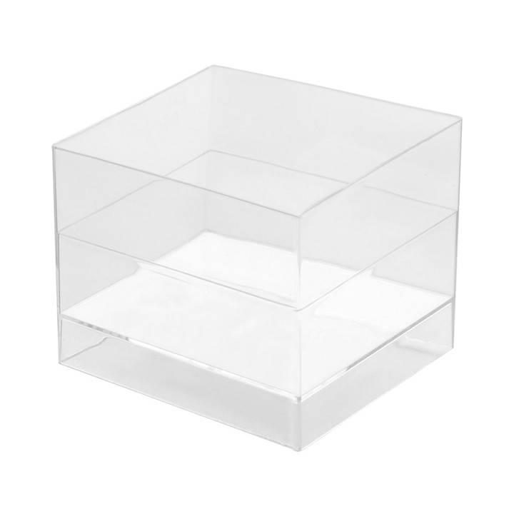 Tasting Plastic Bowl PS "Cube" Clear 60 ml (240 Units)