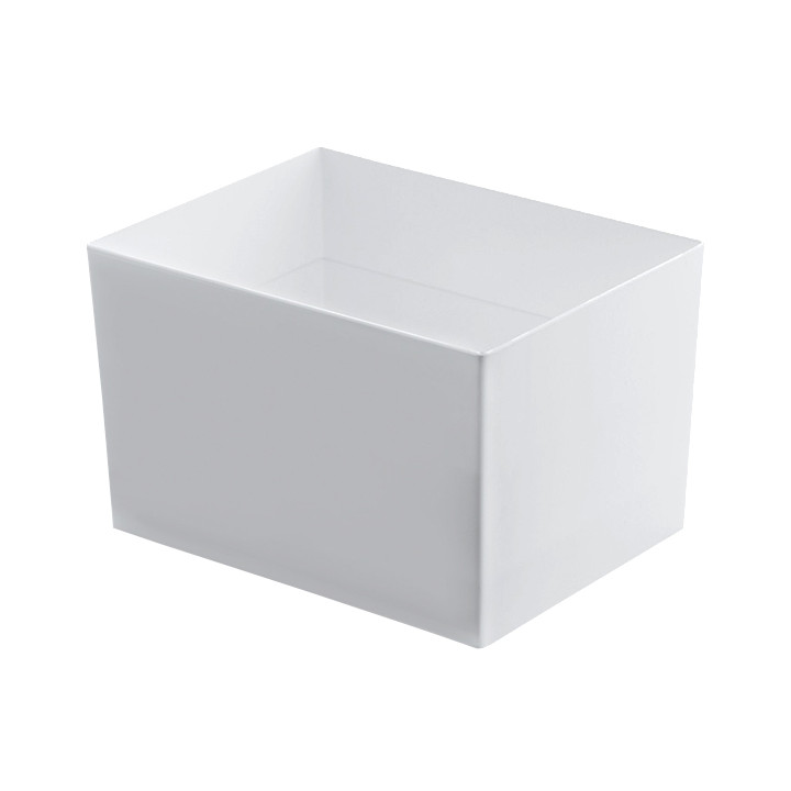 Tasting Plastic Bowl PS Dessert White 60 ml (15 Units) 