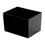 Tasting Plastic Bowl PS Dessert Black 60 ml (15 Units) 