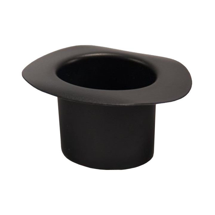 Plastic Tasting Bowl Hat Design PP "Hot Form" Black 60ml (24 Units) 