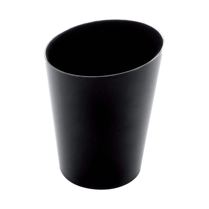 Plastic Tasting Cup PS Cone Shape Black 100 ml (10 Units) 