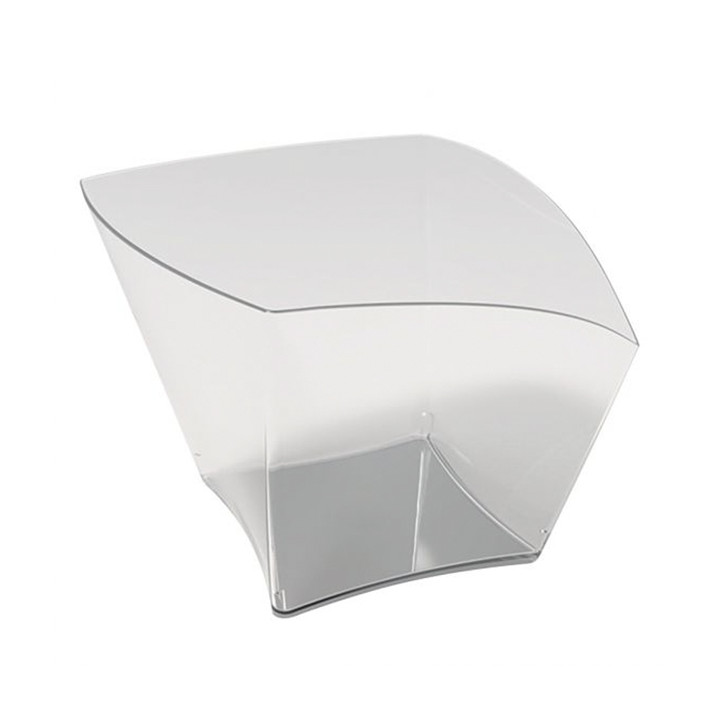 Plastic Tasting Cup PS Curved Shape Clear 90 ml (25 Units) 