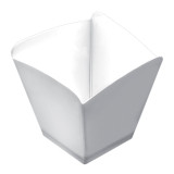 Plastic Tasting Cup PS "Onda" White 100 ml (25 Units) 