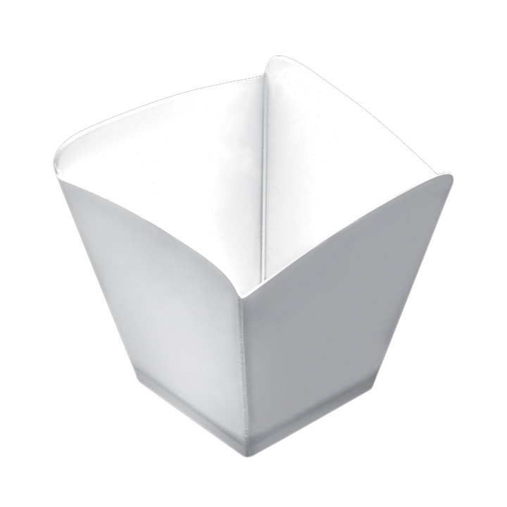 Plastic Tasting Cup PS "Onda" White 100 ml (500 Units)
