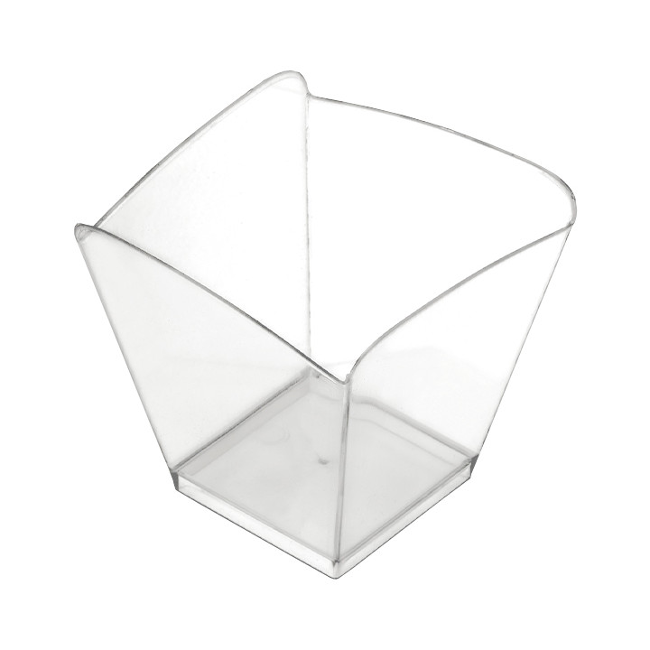 Plastic Tasting Cup PS "Onda" Clear 100 ml (500 Units)