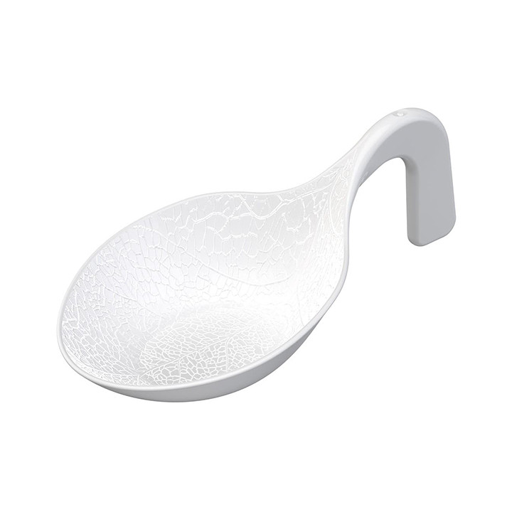 Tasting Spoon PS Crystal "Clorofilla" White 9,cm (30 Units) 